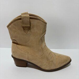 French Connection Women’s Carrie Tan Western Boots, Size 11 M